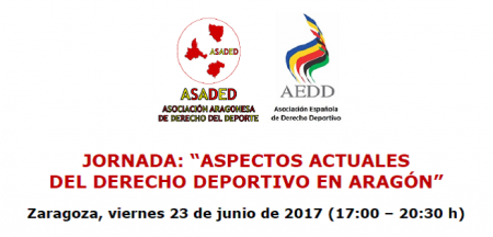 Aspectos actuales del Derecho deportivo en Arag&oacute;n