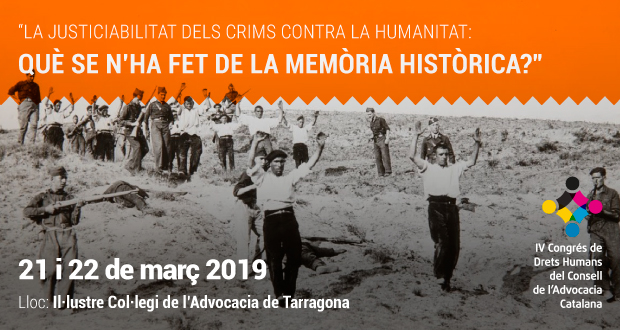 IV Congr&eacute;s de Drets Humans de l&acute;Advocacia Catalana