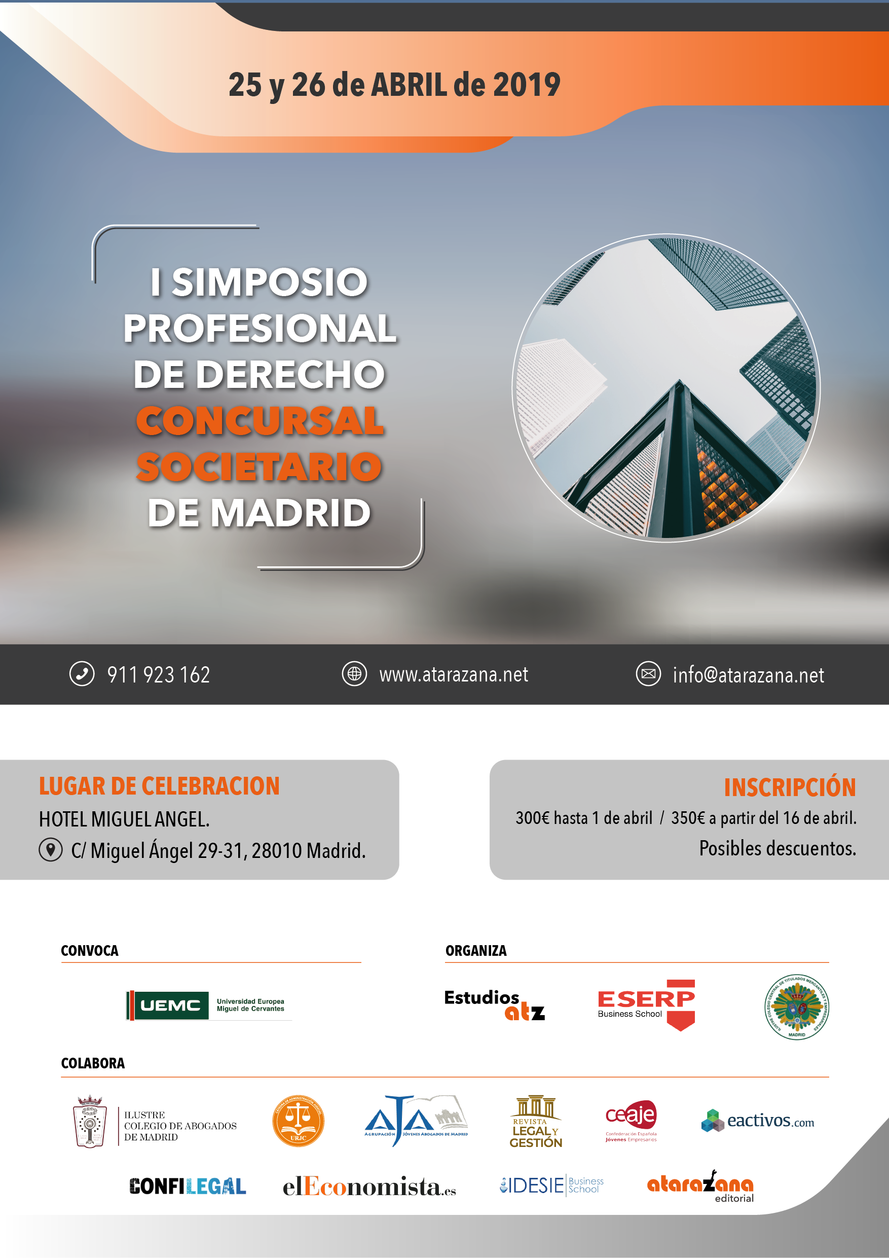 1&ordm; Simposio profesional de derecho concursal y societario