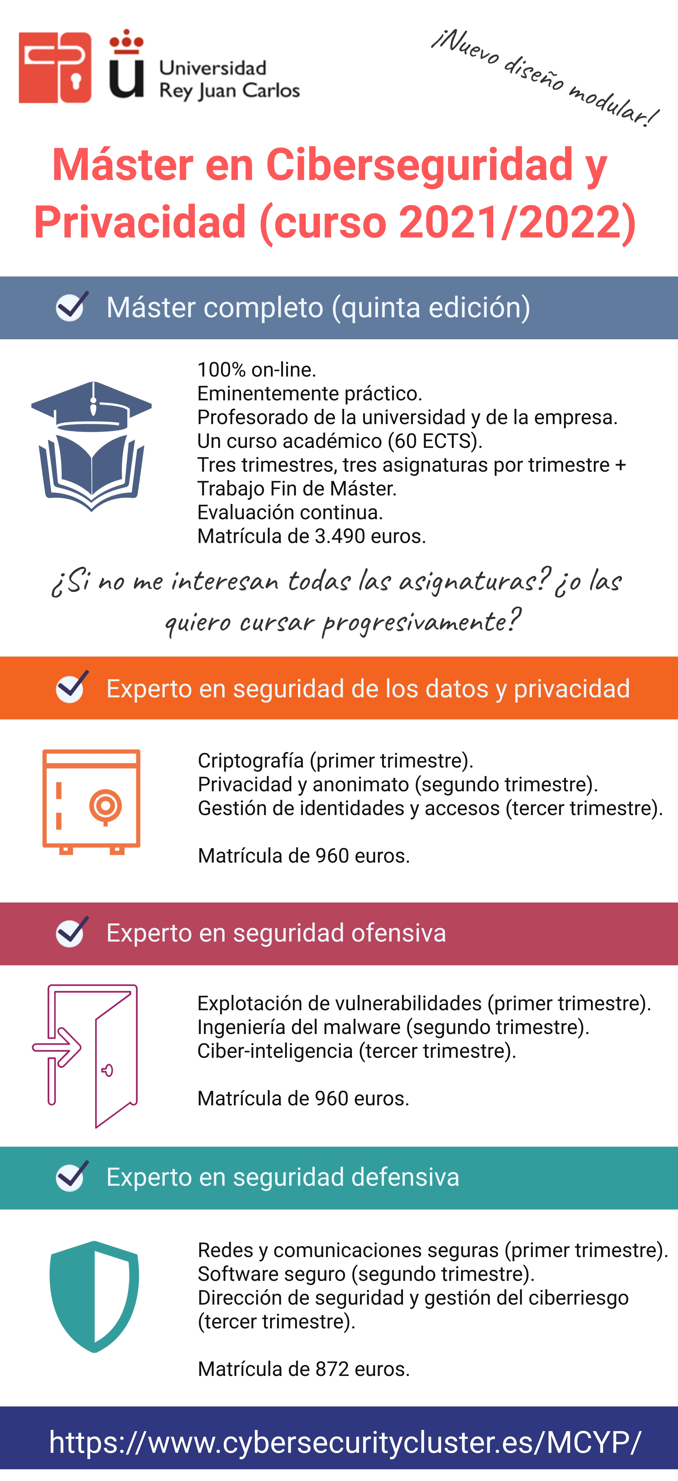 M&aacute;ster en Ciberseguridad y Privacidad 2021