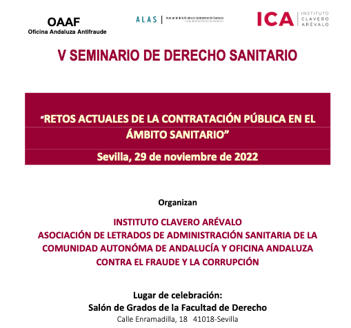 Retos actuales de la Contrataci&oacute;n P&uacute;blica en el &aacute;mbito sanitario 