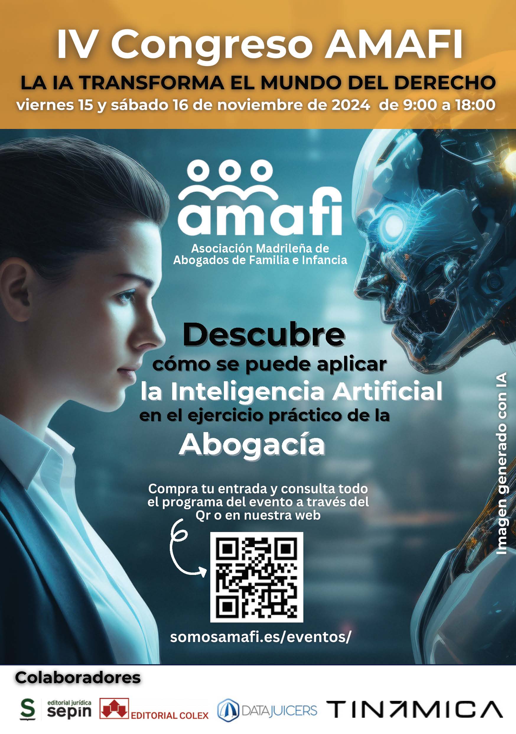 IV Congreso AMAFI sobre Inteligencia Artificial aplicada al &aacute;mbito jur&iacute;dico